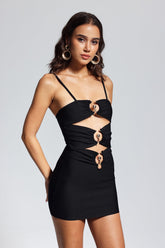 Tessa Hollow Spaghetti Mini Dress